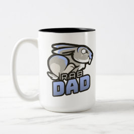 Taza Bicolor Mugre de papá conejo