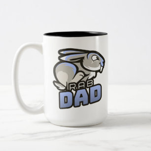Taza Bicolor Mugre de papá conejo