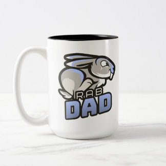 Taza Bicolor Mugre de papá conejo