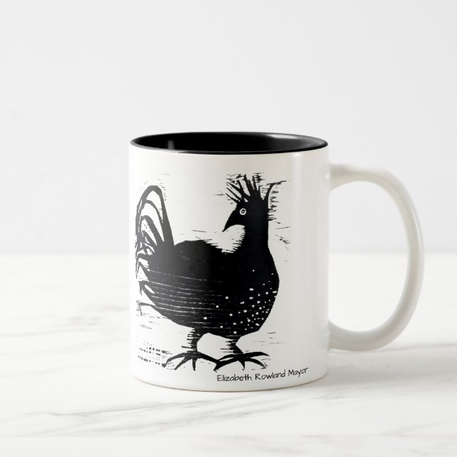 Taza Bicolor Mugre de pollo (Derecha)