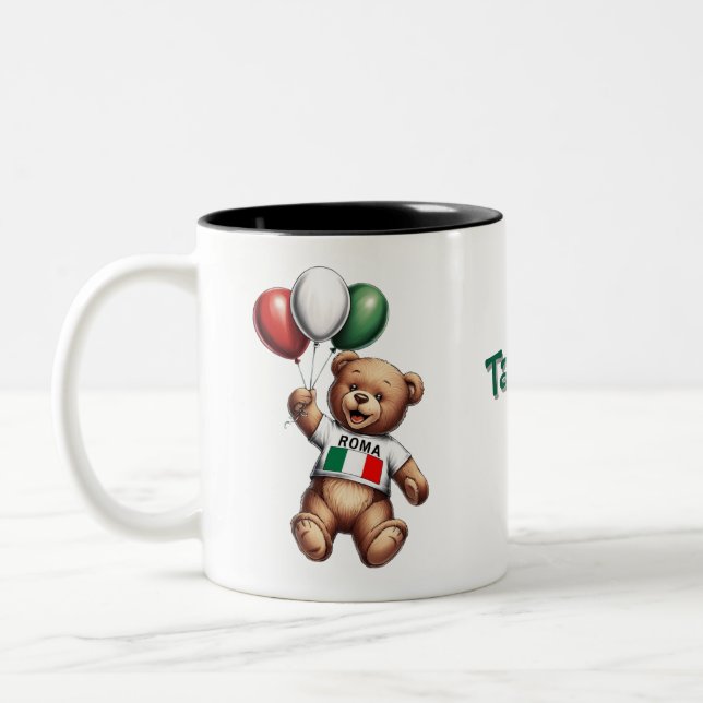 Taza Bicolor Mugre de Roma Teddy (Izquierda)