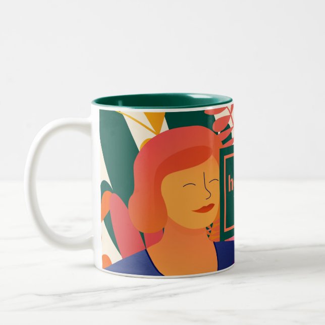 Taza Bicolor Mugre de toma caliente (Izquierda)