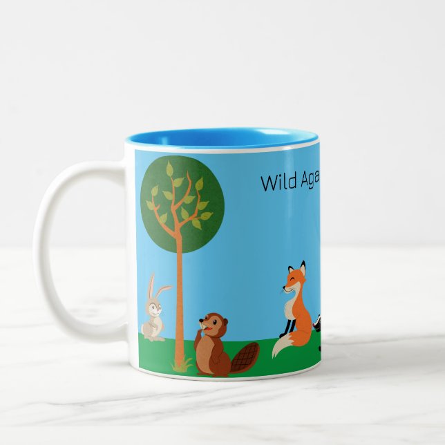 Taza Bicolor Mugre de Woodland (Izquierda)
