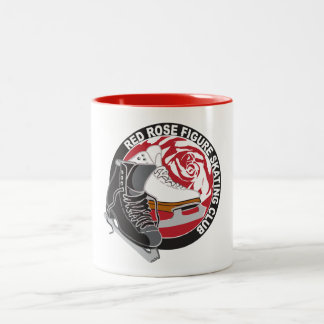 Taza Bicolor Mugre del logotipo FSC de la Rosa Roja