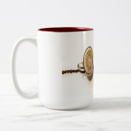 Taza Bicolor Mugre en el diagrama del hart del café