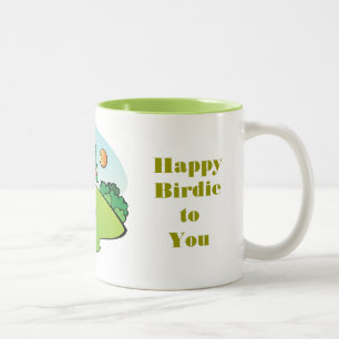 Taza Bicolor Mugre feliz de birdie.