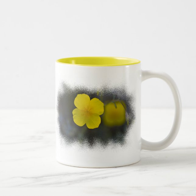 Taza Bicolor Mugre flor 2 (Derecha)