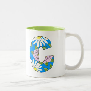 Taza Bicolor Mugre floral C
