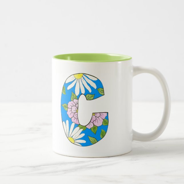 Taza Bicolor Mugre floral C (Derecha)