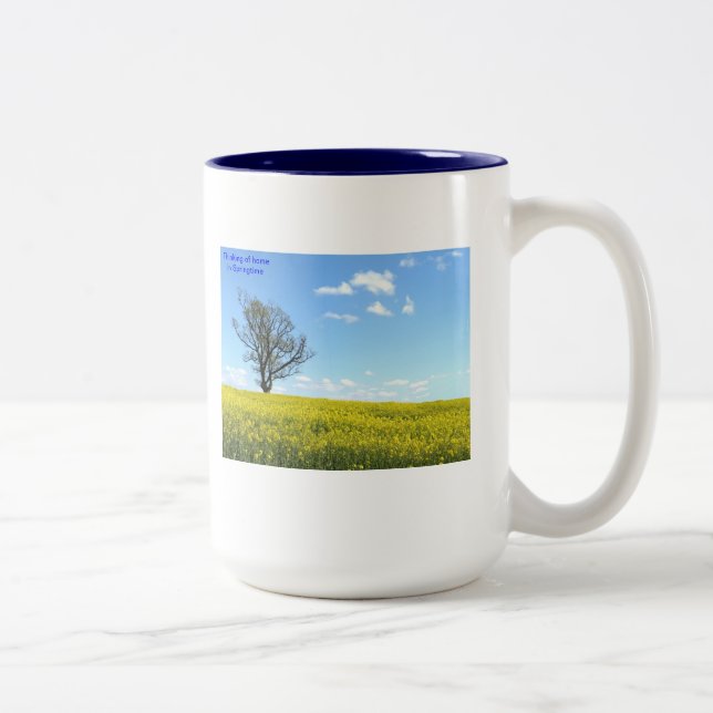 Taza Bicolor Mugre natural (Derecha)
