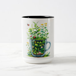 Taza Bicolor Mugre natural