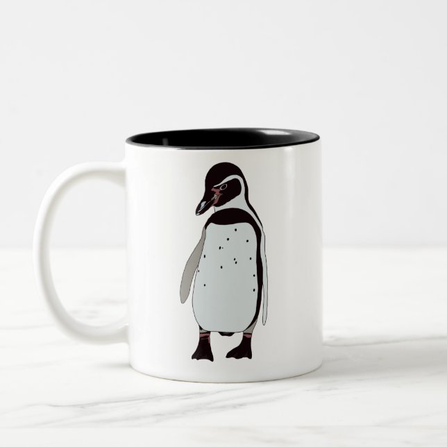 Taza Bicolor Mugre pingüino (Izquierda)