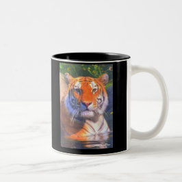 Taza Bicolor Mugre tigre siberiano