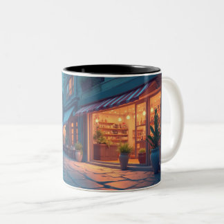 Taza Bicolor Mugs con una imagen acogedora