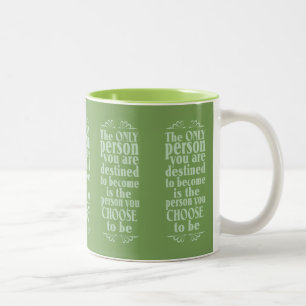 Taza Bicolor Mugs de ELECCIÓN motivacional