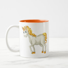 Taza Bicolor Mugs de nombres personalizados de Unicorn