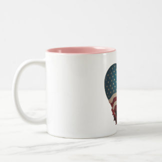 Taza Bicolor Mugs del Corazón de la Libertad