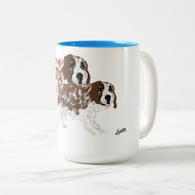 Taza Bicolor Mugs: Dogie Dog (Anverso derecho)
