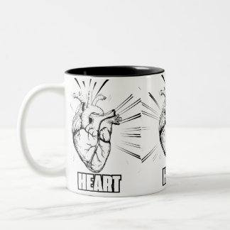 TAZA BICOLOR MUGS HEART DESIGNE