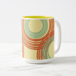 Taza Bicolor Mugs modernos de mediados de siglo