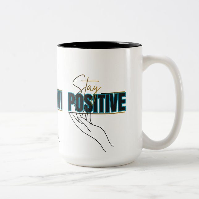 Taza Bicolor Mugs Motivational Design (Derecha)