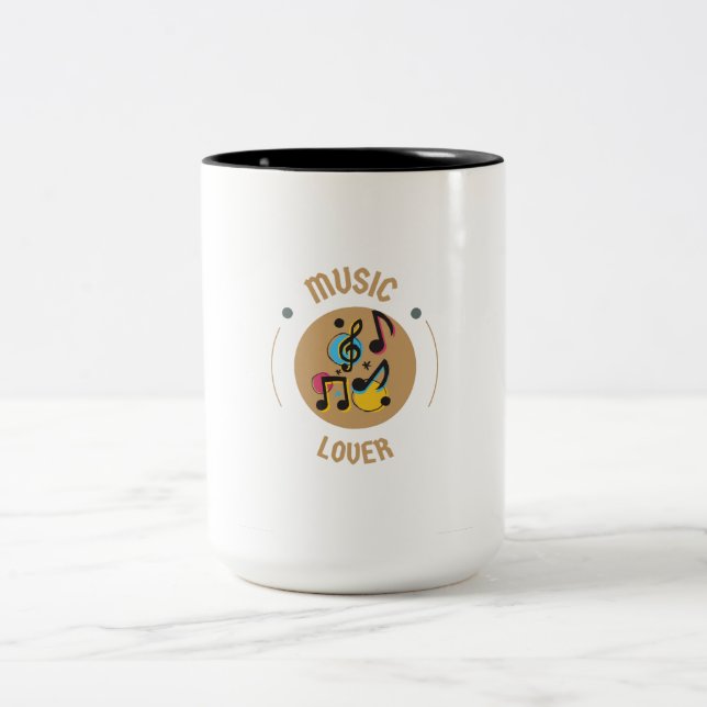 Taza Bicolor Mugs Music Lover (Centro)
