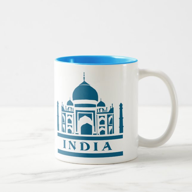 Taza Bicolor Mugs personalizados de INDIA (Derecha)