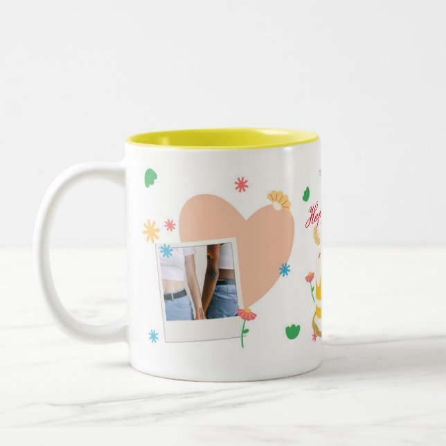 Taza Bicolor Mugs Personalizados personalizados: regalos únicos (Izquierda)