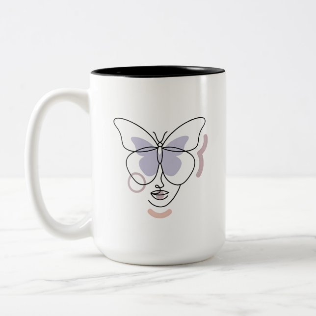 Taza Bicolor Mujer (Izquierda)