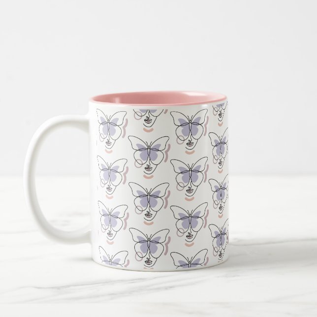 Taza Bicolor Mujer (Izquierda)