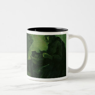 Taza Bicolor Mujer campesina de Vincent van Gogh el por el