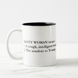 Taza Bicolor Mujer desagradable
