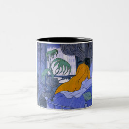 Taza Bicolor Mujer en la habitación azul (de Paul Ranson)