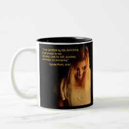 Taza Bicolor mujer loca