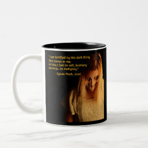 Taza Bicolor mujer loca