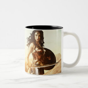 Taza Bicolor Mujer Maravilla Al Amanecer