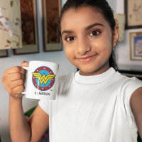 Mujer maravilla personalizada | Logo Círculo y Est