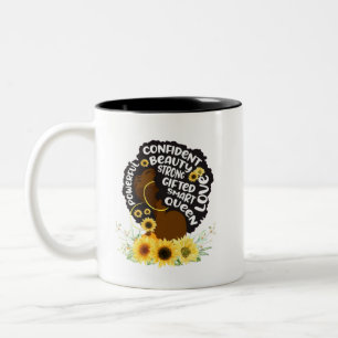 Taza Bicolor Mujer negra