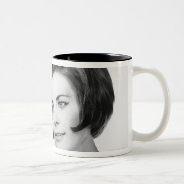Taza Bicolor Mujer Newpaper de lectura (Derecha)