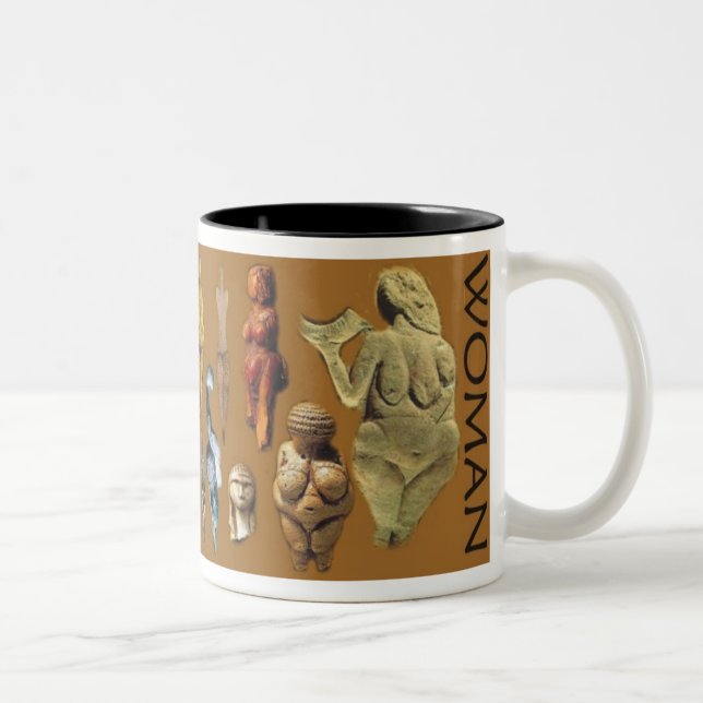 Taza Bicolor Mujer paleolítica (Derecha)