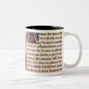 Taza Bicolor Mujer que juega un viol