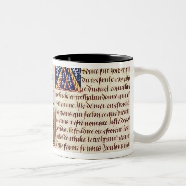 Taza Bicolor Mujer que juega un viol (Derecha)