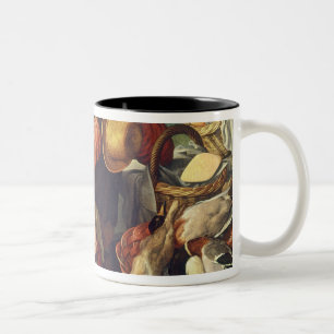 Taza Bicolor Mujer que vende las verduras, 1567 (aceite en