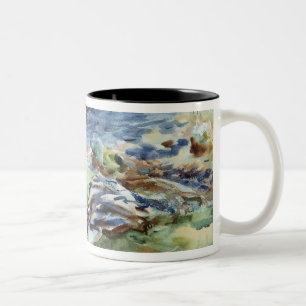 Taza Bicolor Mujer turca por una corriente