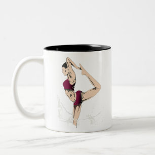 Taza Bicolor Mujeres haciendo yoga
