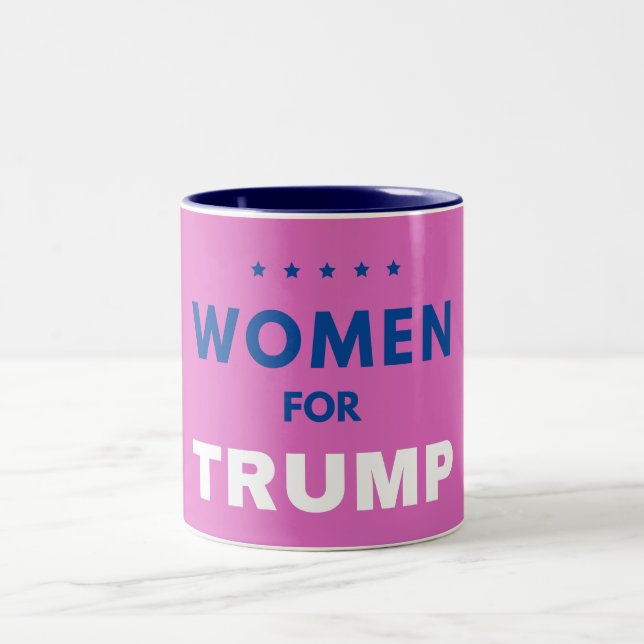 Taza Bicolor Mujeres Por Trump (Centro)