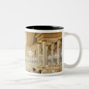 Taza Bicolor Mujeres que cenan en el Tuileries en 1835
