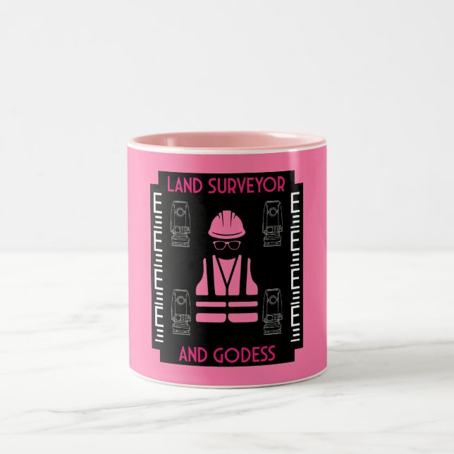 Taza Bicolor Mujeres topógrafos (Centro)