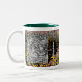 Taza Bicolor Mulleins Black Eyed Susan Flowers Añadir tu foto