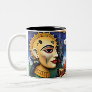 Taza Bicolor Mundo Surreal de Ulysses